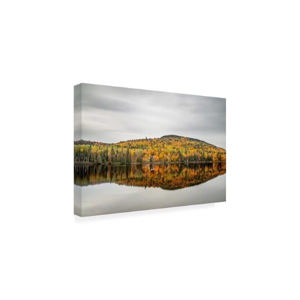 Pierre Leclerc 'Autumn Hill Reflection' Canvas Art,16x24